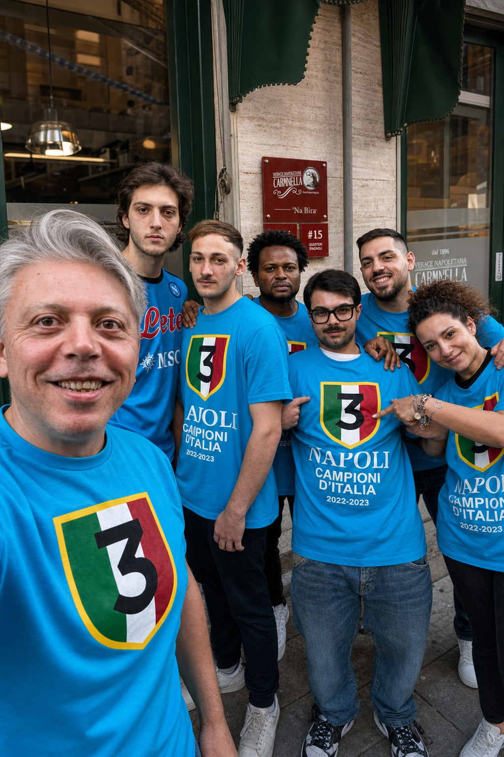 Il team di Carmnella al lavoro